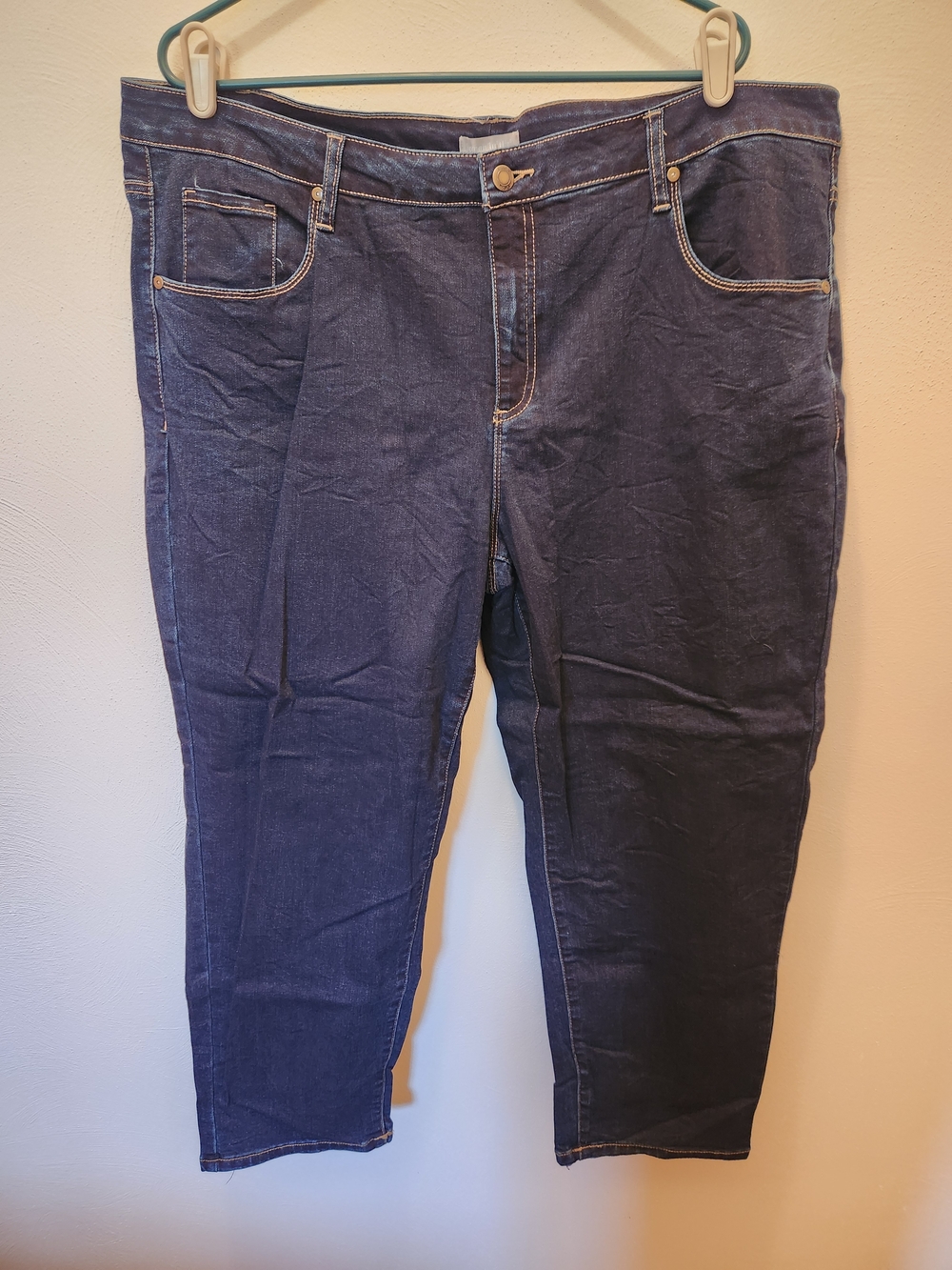 Woman Within Dark Blue Jeans Size 22W Petite